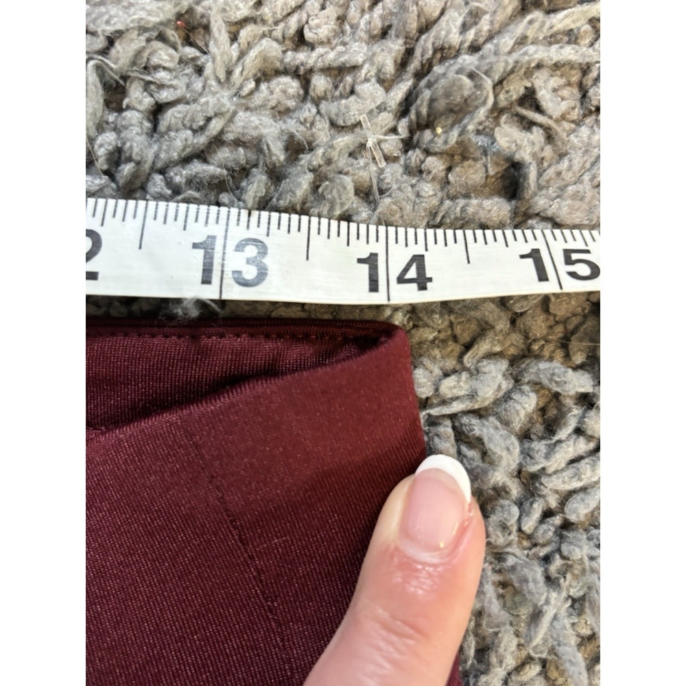 Figs Scrub Technical Collection Pants Joggers Maroon Drawstring Womens Sz S - Picture 6 of 10